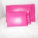 27 Total of 3 Assorted Sizes 8.5x12, 6x9, and 4x8 Hot Pink Poly Bubble Mailers 9 of Each Neon Pink Self Adhesive Shipping Padded Mailers