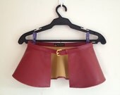 Leather Peplum Belt (Faux Leather)