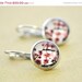 ON SALE 20% OFF Pink Cherry Blossom Flower Silver Dangle Earrings - Wearable Photo Art - Elegant Modern Jewelry - Peach Coral Pastel