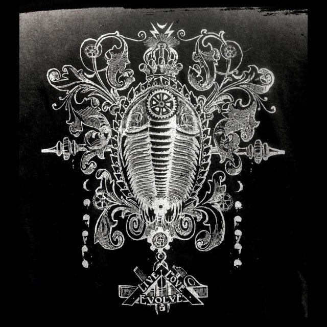 Cosmic Trilobite T-Shirts- Stunning Steampunk Victorian Fossil Design- Women's Tee your size -  LIVE LOVE EVOLVE