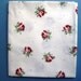 Cottage Rose Buds Fabric, Fat Quarter, Multicolor / White, 18" X 21" inches, 100% Cotton, For Victorian & Romantic Projects