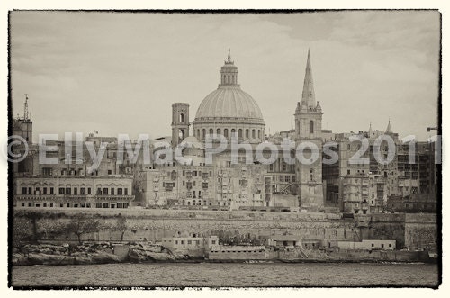 Malta Mediterranean Photography fine art black and white  giclee photographic print