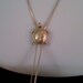 Vintage Turtle Necklace Bolo Lariat Avon Goldtone 1980s
