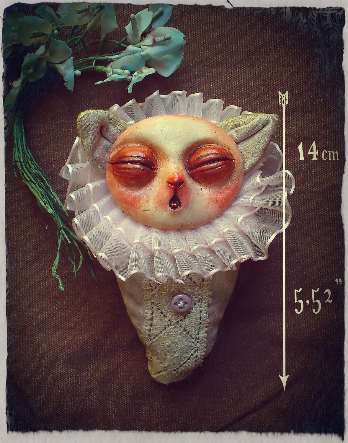 Newborn Gritter - Victorian Ooak baby monster