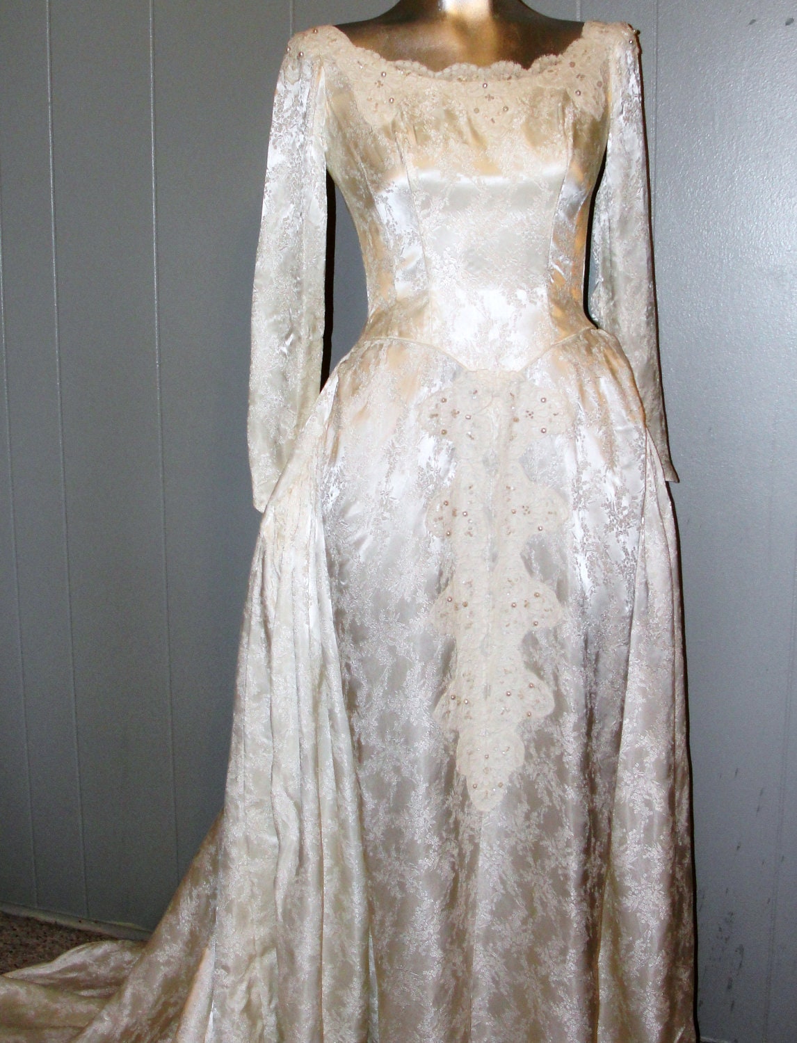 Brocade Wedding Dress