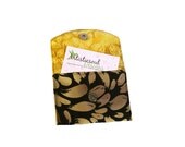 Fabric Wallet Business Card Holder -- Animal Print