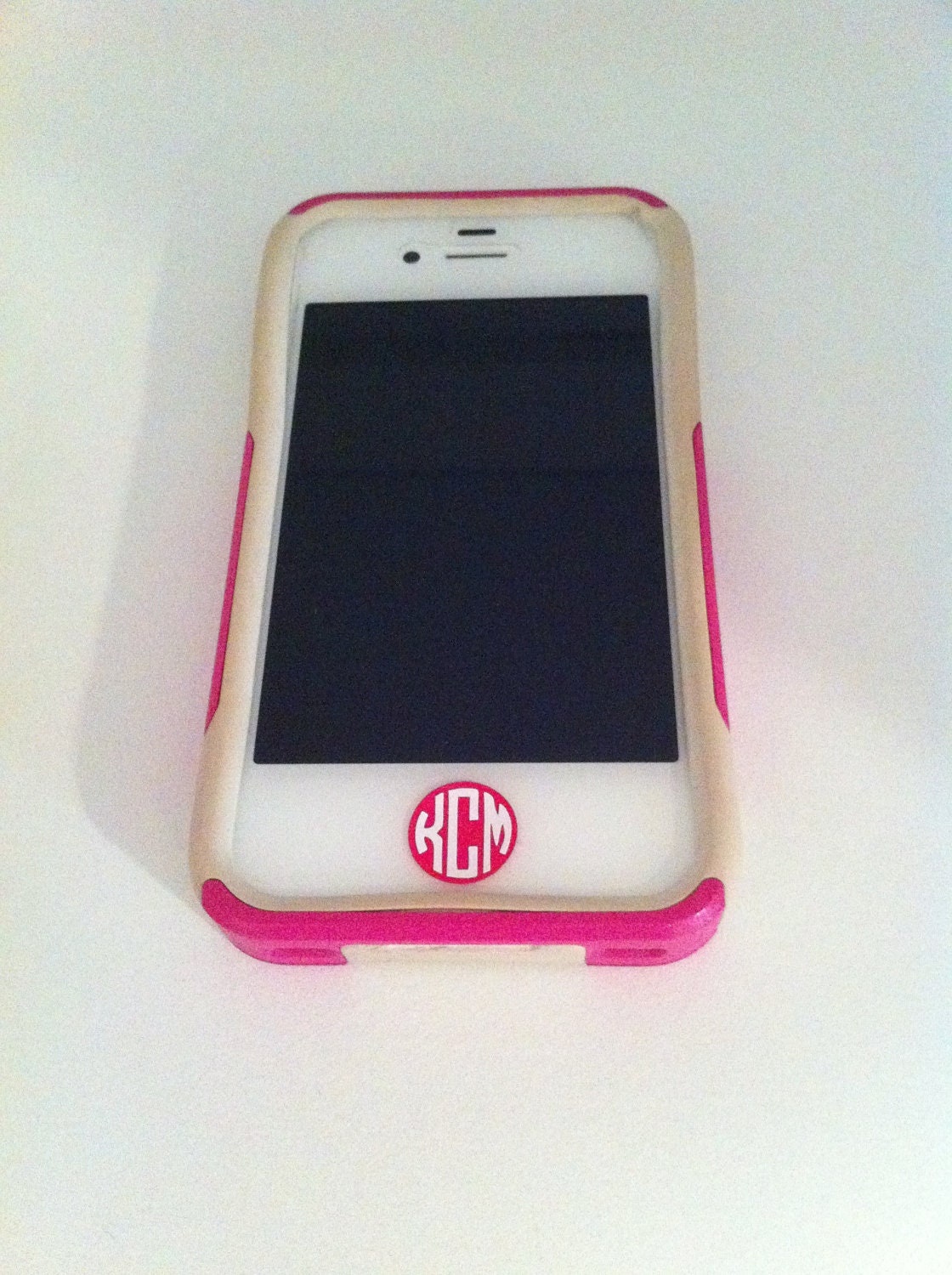 Set of 12 TWO COLOR Personalized Home Button Decals for iphone