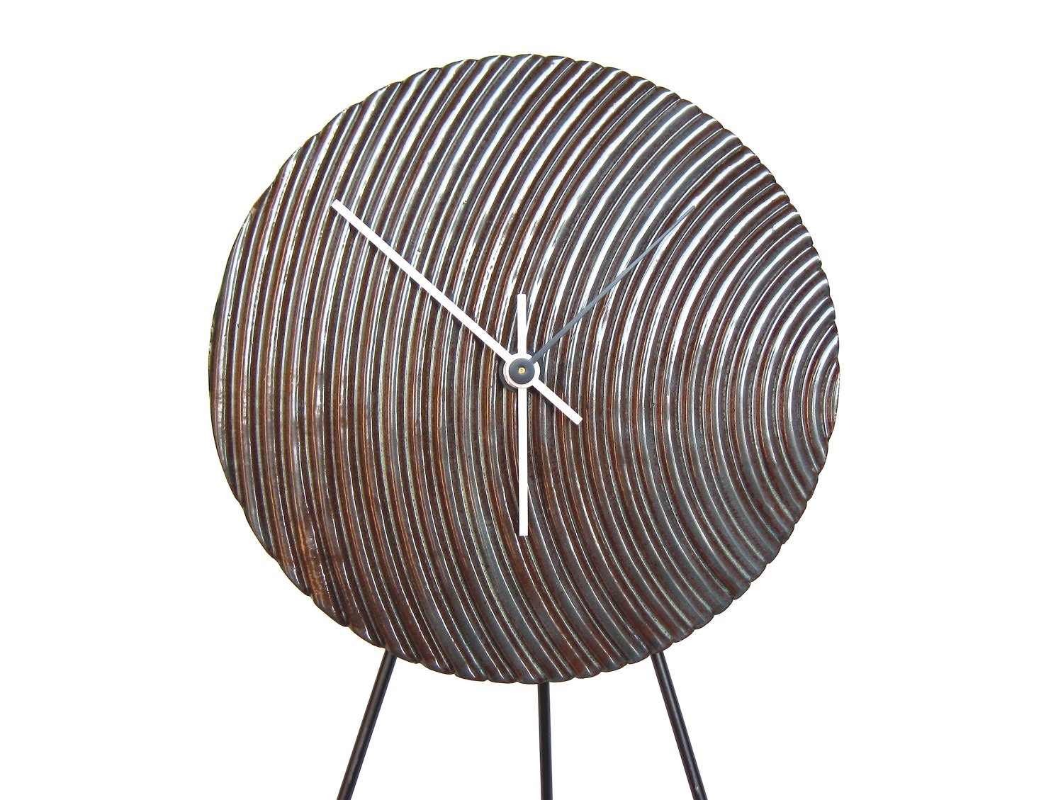 Wall Clock, in storm driven waves modern ceramic wall hanging art clock housewares home decor