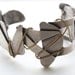 Silver Brass-Bound Patchwork Cuff