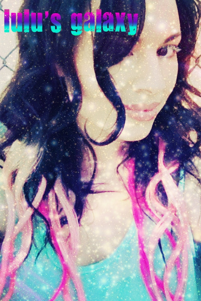 ELECTRIC PINK/ lauren conrad inspired human hair extension/ clip-in hair/ dip dye ombre (2) hair extensions/ ready  to SEND