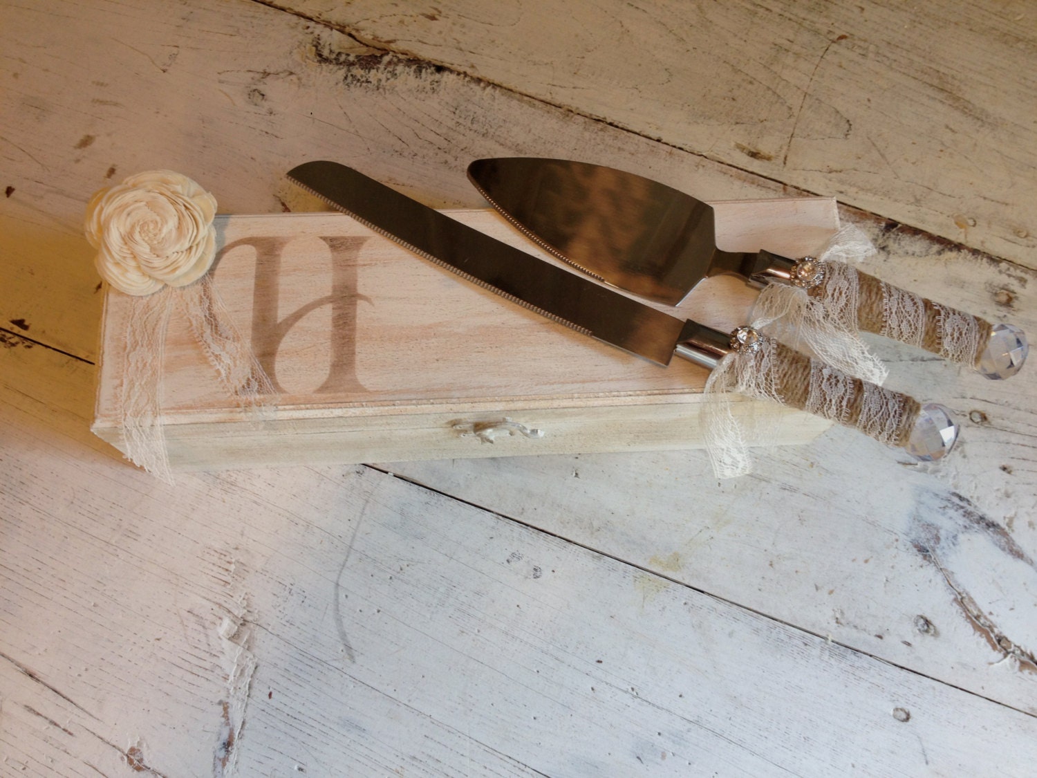 Wedding Cake Knife and Server