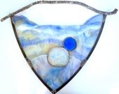 Stained Glass Modern Art Aurora Borealis Handmade OOAK