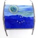Stained Glass Sculpture Eye of the Storm Handmade OOAK