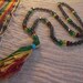 Acrylic Jah Beads (Rastafarian Prayer Beads) with Translucent Accent Beads