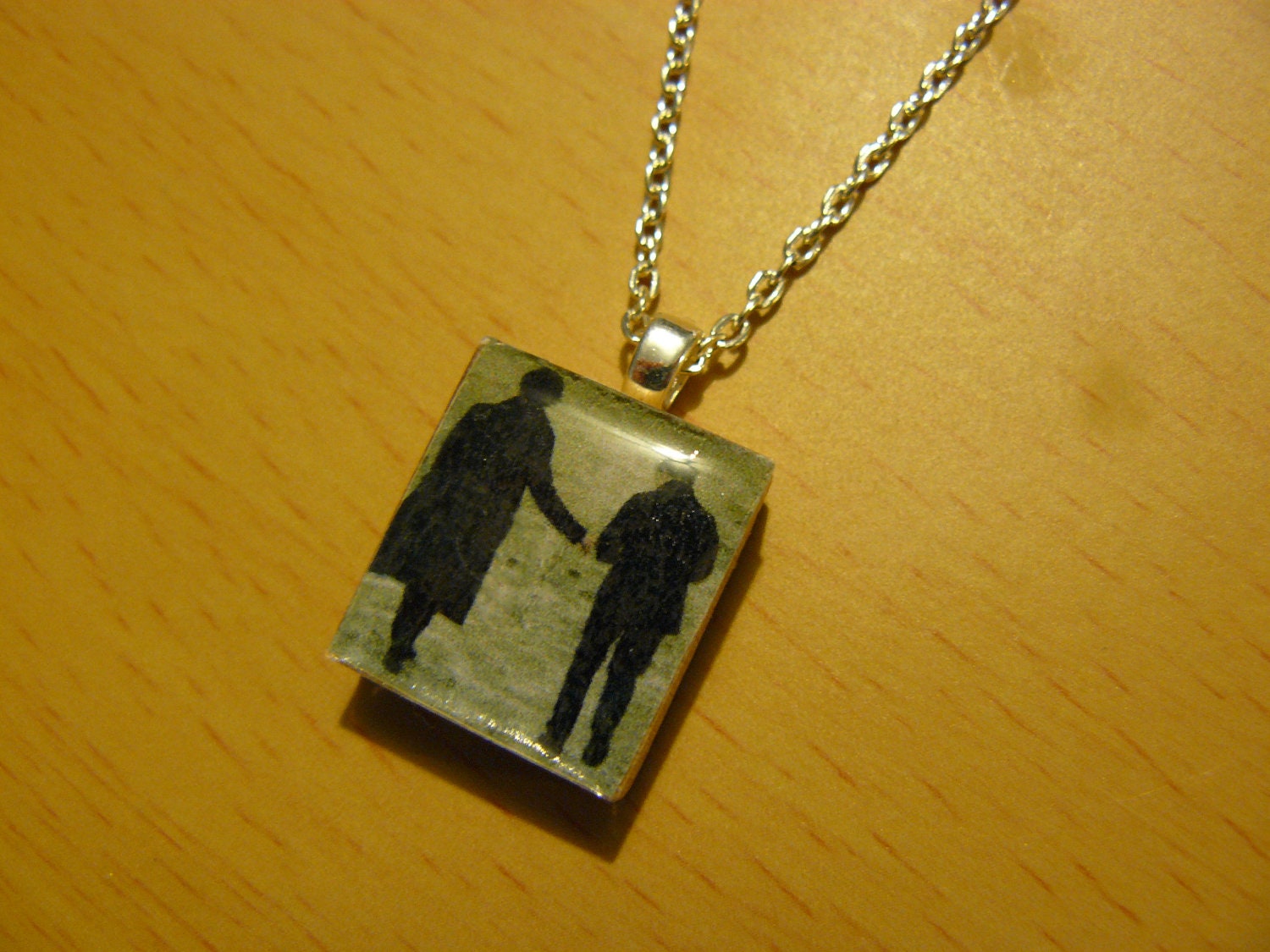 BBC Sherlock- 'Johnlock' Scrabble Tile Necklace