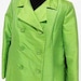 SALE - Vintage Green Raw Silk Jacket