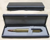 Bullet Pen Presentation Set 3 - Retractable Brass Pen with Pen Case
