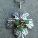 Silver Grape Leaf Pendant -  Handmade Silver Pendant - Real Leaf Jewelry