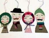 Winter Folk Decorations