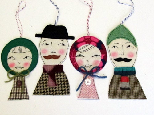 Winter Folk Decorations