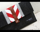 Ipad Mini travel case 100% Merino Wool Felt 3mm thick - So Beautiful -