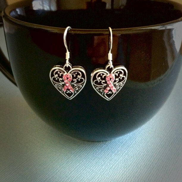 Breast Cancer Awareness Earrings