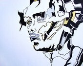 Original Artwork - Drawing Portrait- Scanner by Lucita Peek
