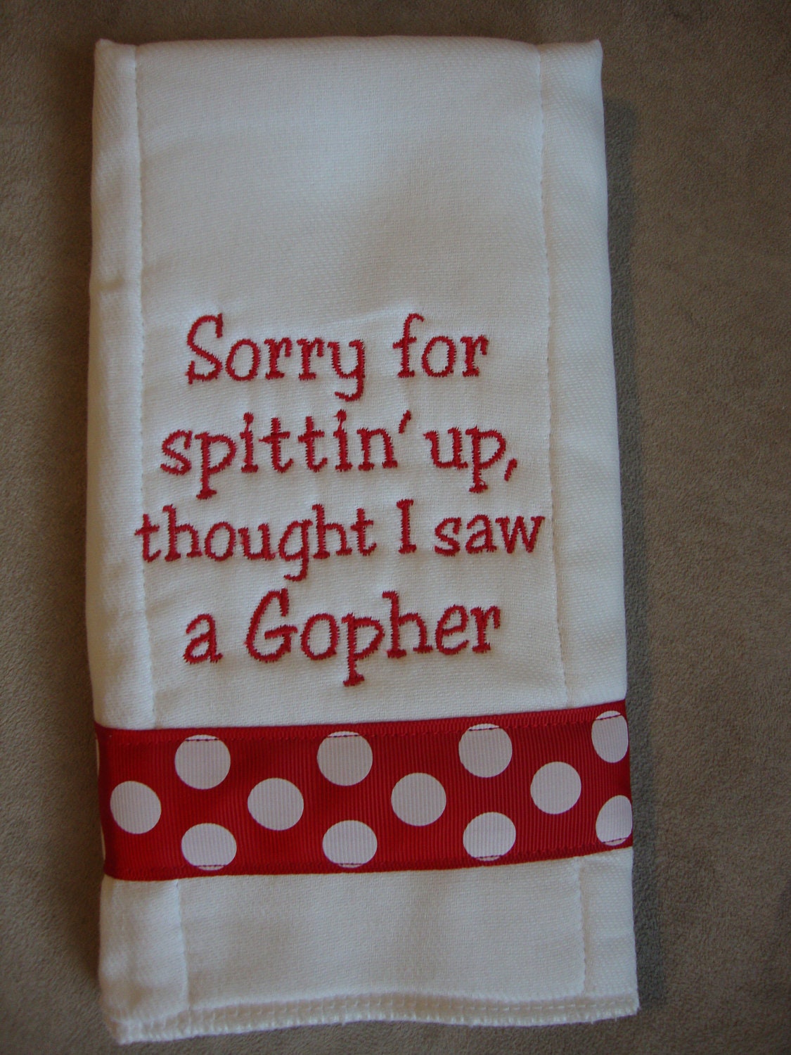 Wisconsin Burp Cloth
