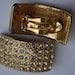 80s Ellen design chunky rhinestone earrings