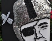 Oakland Raider Nail and Screw Sculpture by Summo