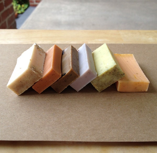 Bar Soap Samples - Cinnamon Oatmeal, Tomato, Mint, Lavender, Lemongrass, Sweet Orange