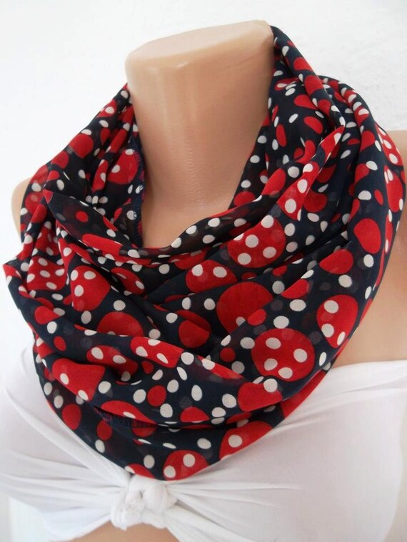 Infinity Scarf, Loop Scarf -Circle Scarf - Elegant - It made with good quality chiffon fabric....Super Loop