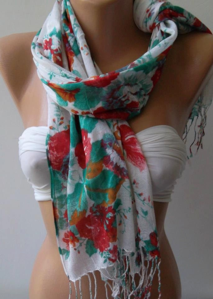 Shawl for Summer / Elegance Shawl / Scarf /soft and light