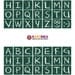 Instant Download CHALKBOARD Alphabet ABC 1x1 inch and 1.5x1.5 inch Squares Digital Collage Sheet Printable Download for Pendants Magnets