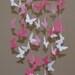 Pink Butterfly Mobile, Girls Room Decor,Party Decor