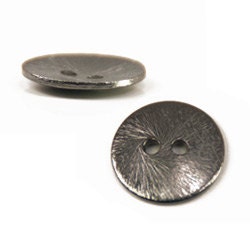 Black Gold Plated 16mm Bead Button, Brushed Disc, 10 Pcs Item: 434704