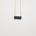 Dark blue necklace Iéna