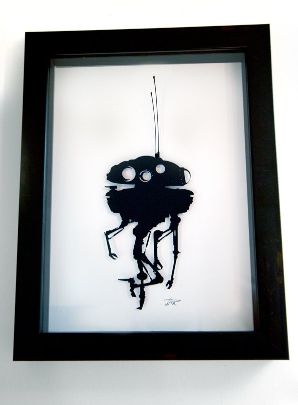 Probe Droid - Star Wars - hand cut 3D paper craft