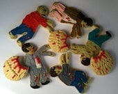 Zombie Sugar Cookies - Zombie Brains Sugar Cookies - Zombie Cookies -Halloween Party Cookies with Buttercream Frosting