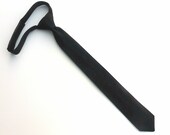 Boys Skinny Tie- Black - Sizes newborn-7 years