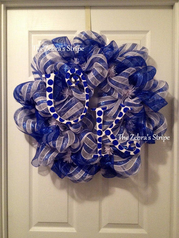 University of Kentucky Wildcats Deco Mesh Wreath