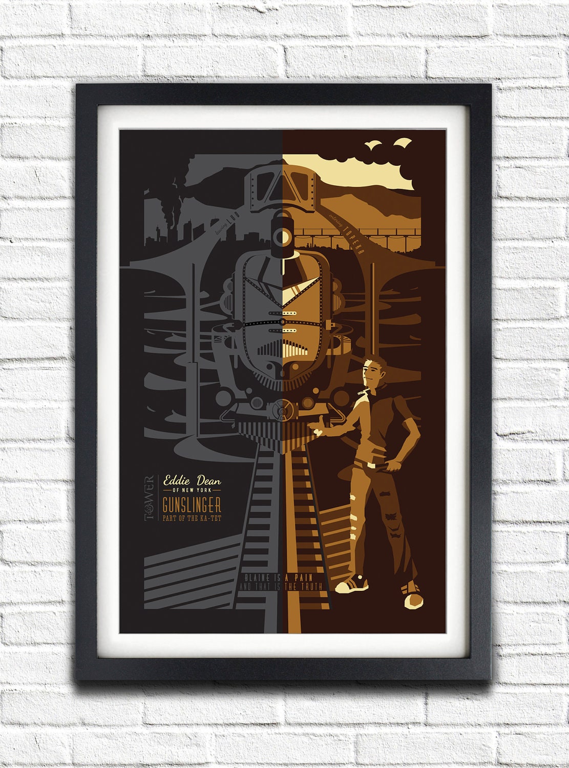 The Dark Tower - Eddie Dean - 17x11 Poster