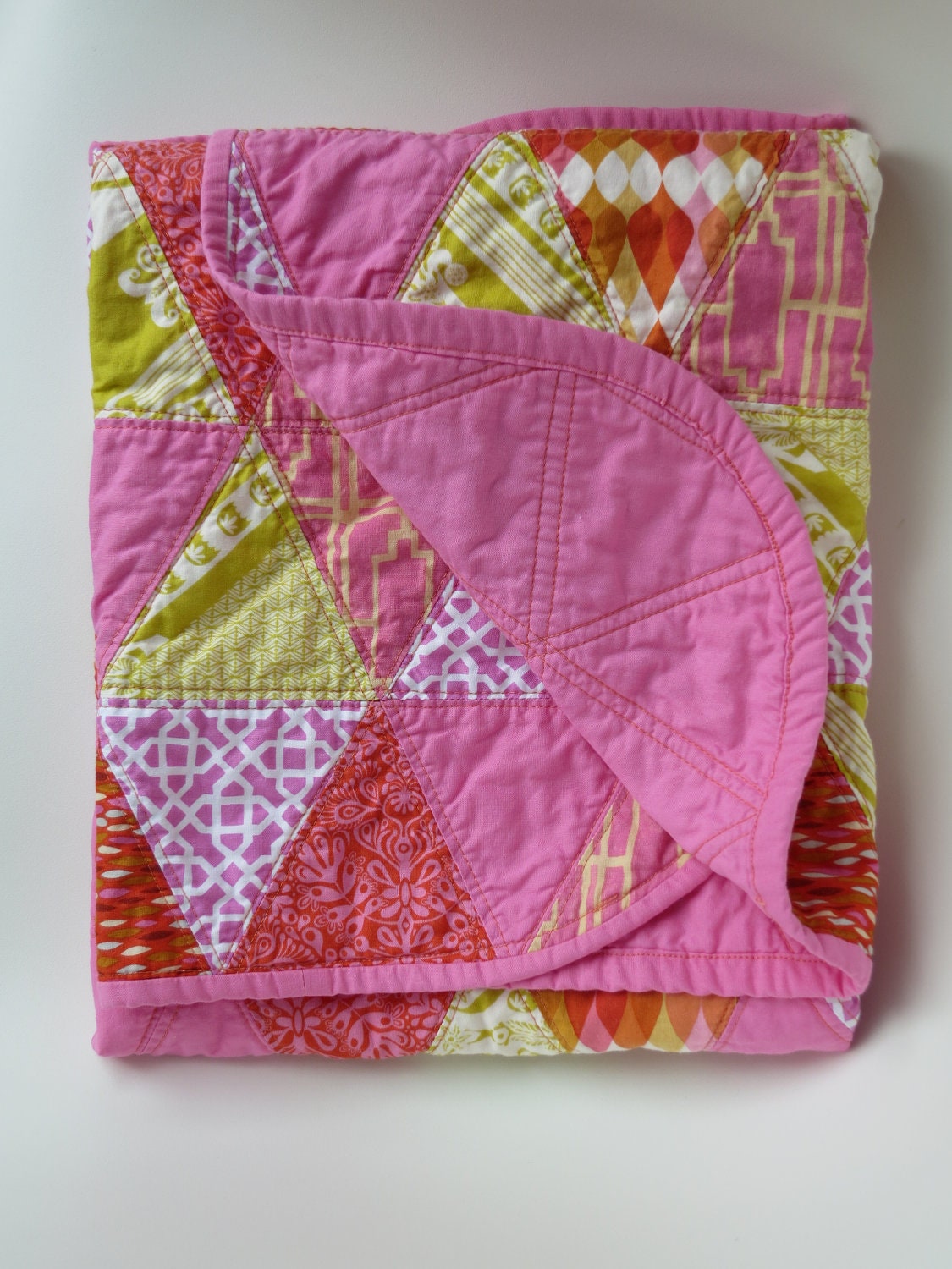 Strawberry Lemonade Baby Quilt