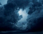 Storm Clouds photograph 8x12 Fine Art Photography dark clouds tempest image storm photo sky picture thunder clouds rain wall art