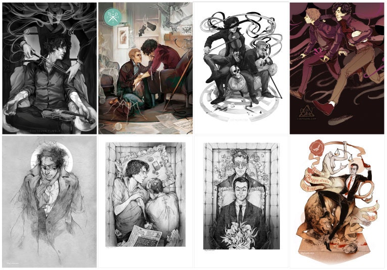 18 SHERLOCK PRINTS by Coey Kuhn & Shy Custis