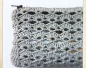 Rosa Parks Silver crochet pouch - Spring trend