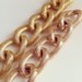 Twisted Gold Chunky Chain Link Necklace