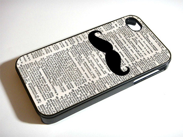iPhone 4/4s Case Mustache on Dictionary Page