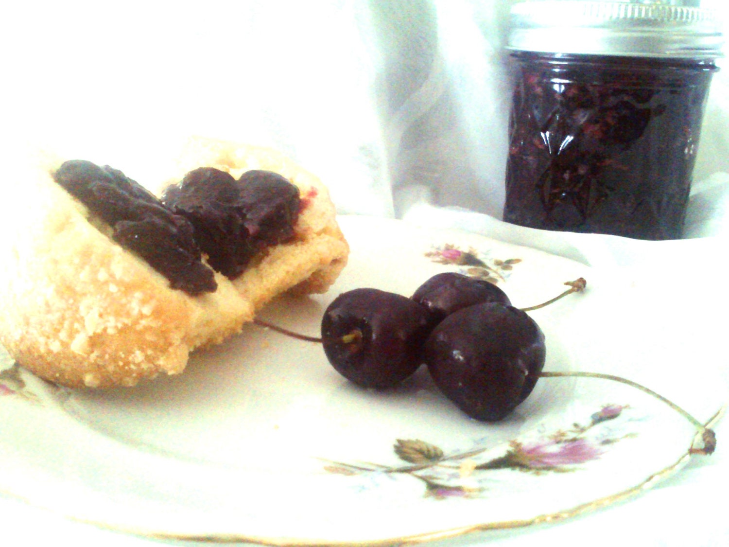 Cherry PIE Jam/ Gluten-Free/ 8 oz (250 ml) // Featured On ETSY Home page