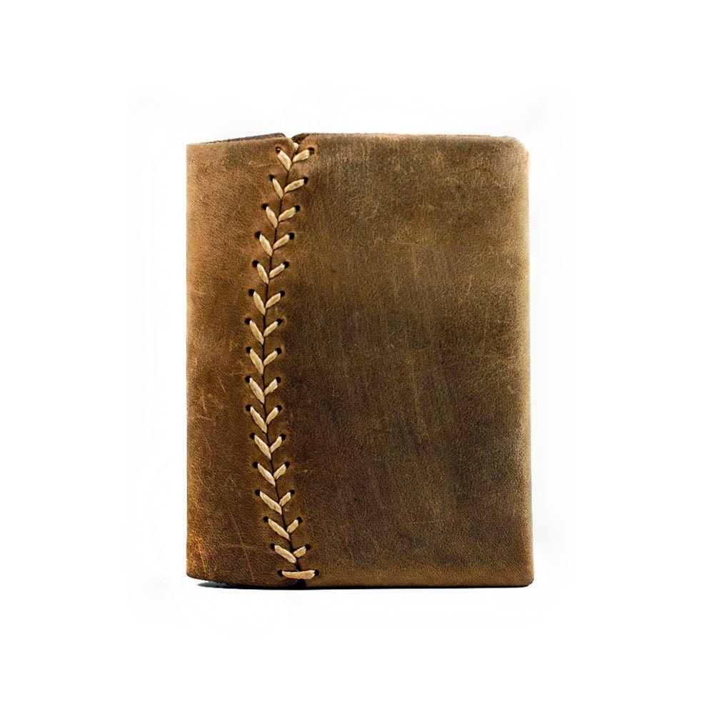 Handmade Leather Wallet Women wallet and Men wallet hand stitched baseball leather slim minimal design